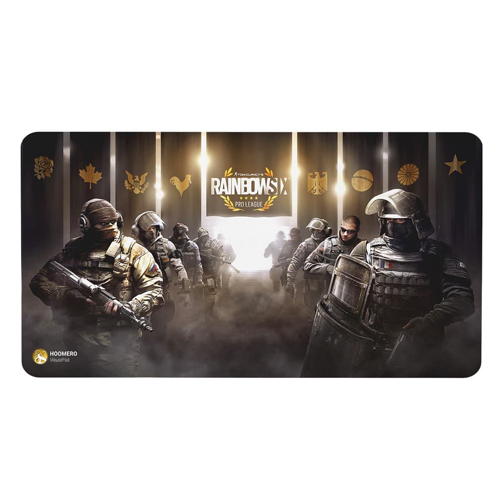 دسک پد هومرو مدل MX394 طرح بازی Rainbow Six Siege سایز 40×75 سانتی‌متر
