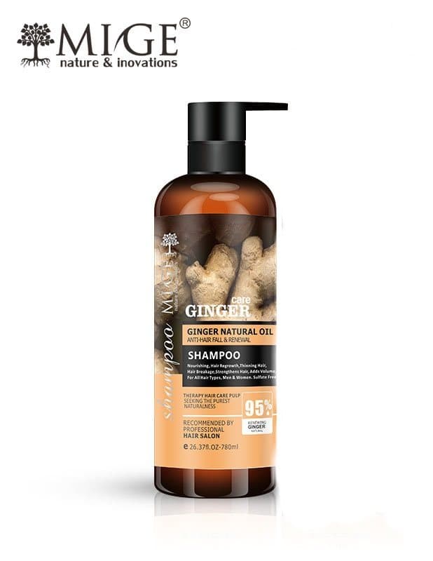 شامپو فری سولفات و ضد ریزش زنجبیل میگ SHAMPOO GINGER MIGE