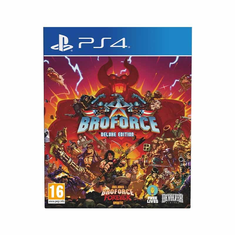 بازی Broforce برای PS4 نسخه Deluxe Edition