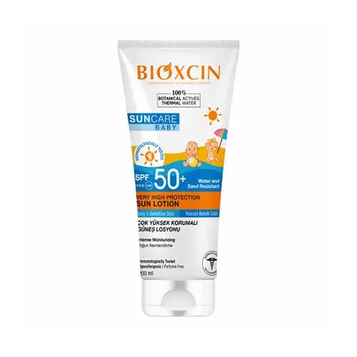 ضد آفتاب مينرال كودكان فاقد عطر بيوكسين با SPF50+ حجم 100 ميل
