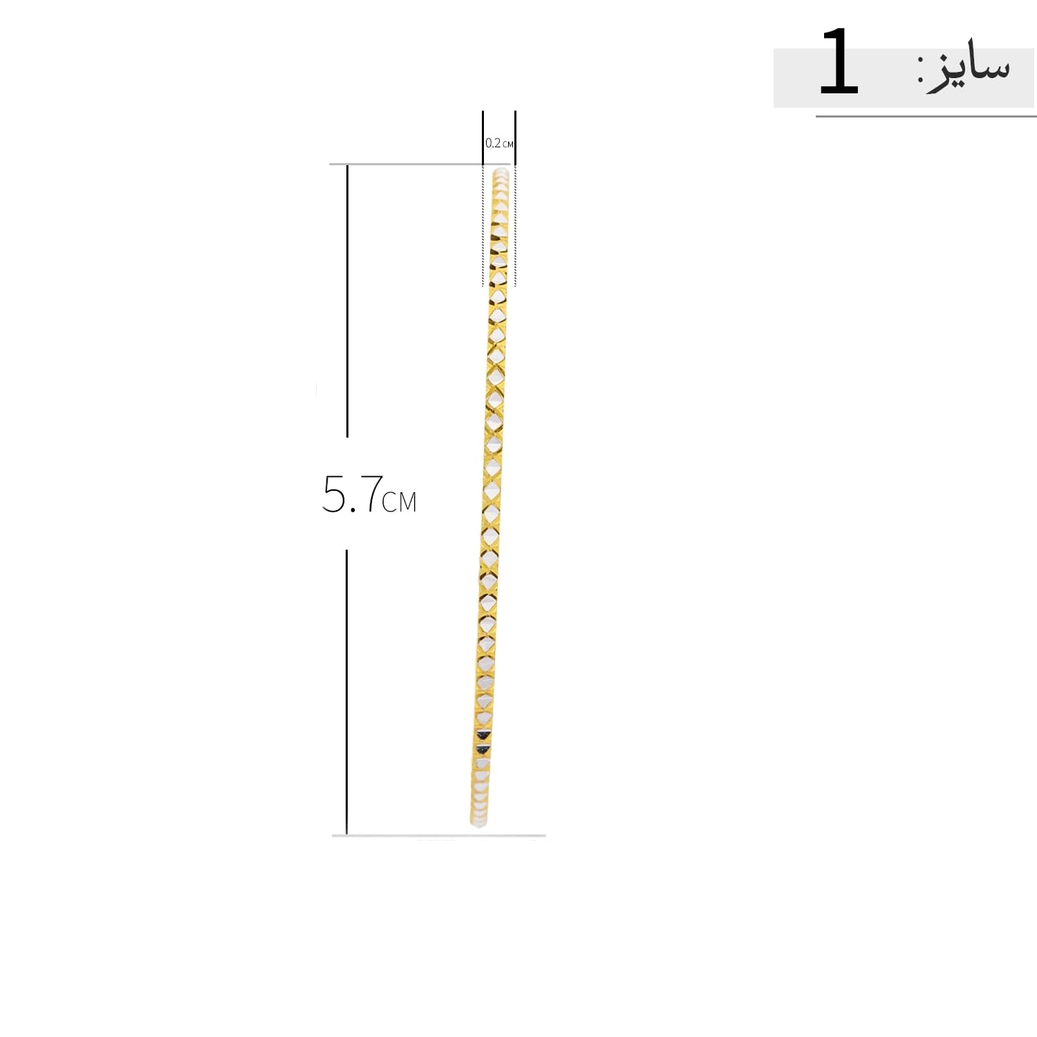 النگو نقره زنانه طرح الماسه ظریف عیار 925 — تصویر ۶