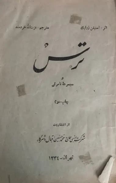 ترس و مجموعه نامرئی | استیفن زوایک