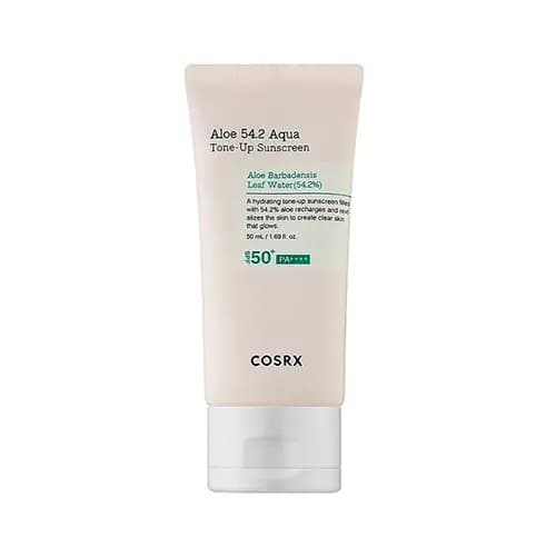 كرم ضد آفتاب روشن كننده Aloe 54.2 Aqua كوزاركس SPF50+ حجم 50 ميل