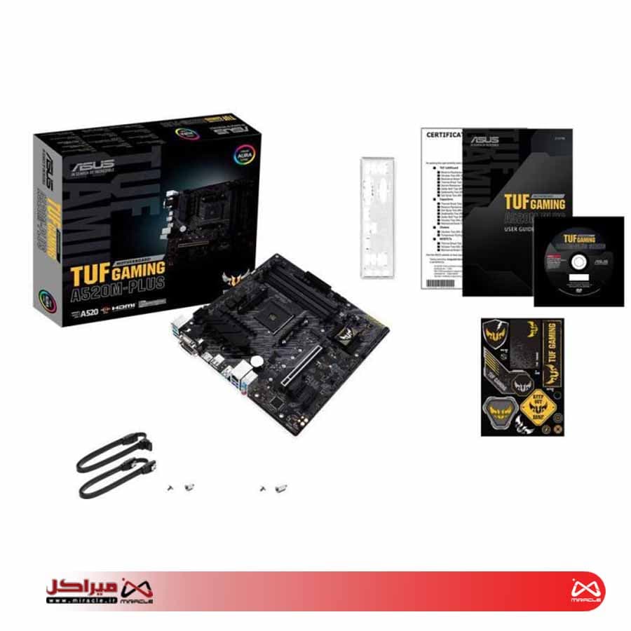 MAINBOARD ASUS DESKTOP TUF A520M-PLUS GAMING — تصویر ۲
