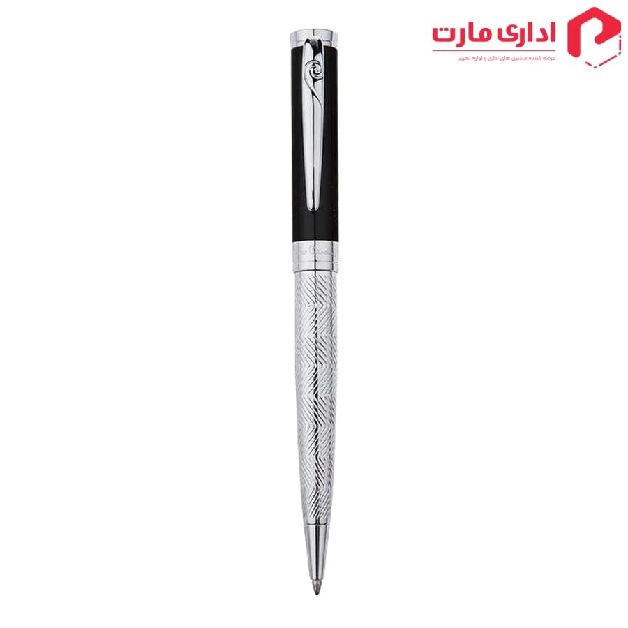 خودکار پیر کاردین مارشال نیمه مشکی استیل مدل Marshal-Sl