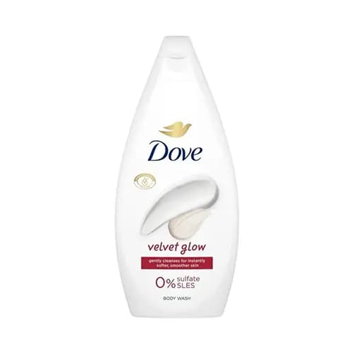 شامپو بدن درخشان كننده فاقد سولفات velvet glow داو 450 ميل
