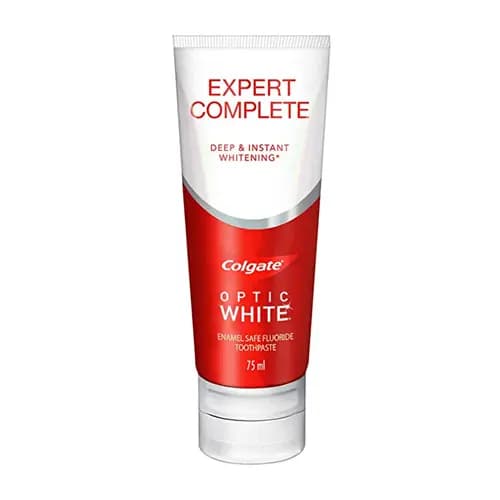 خميردندان سفيد كننده فوري Expert complete كلگيت Optic white حجم 75 ميل — تصویر ۲