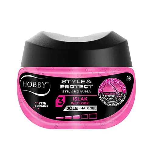 ژل موي خيس style & protect شماره 3 هوبي 400 ميل
