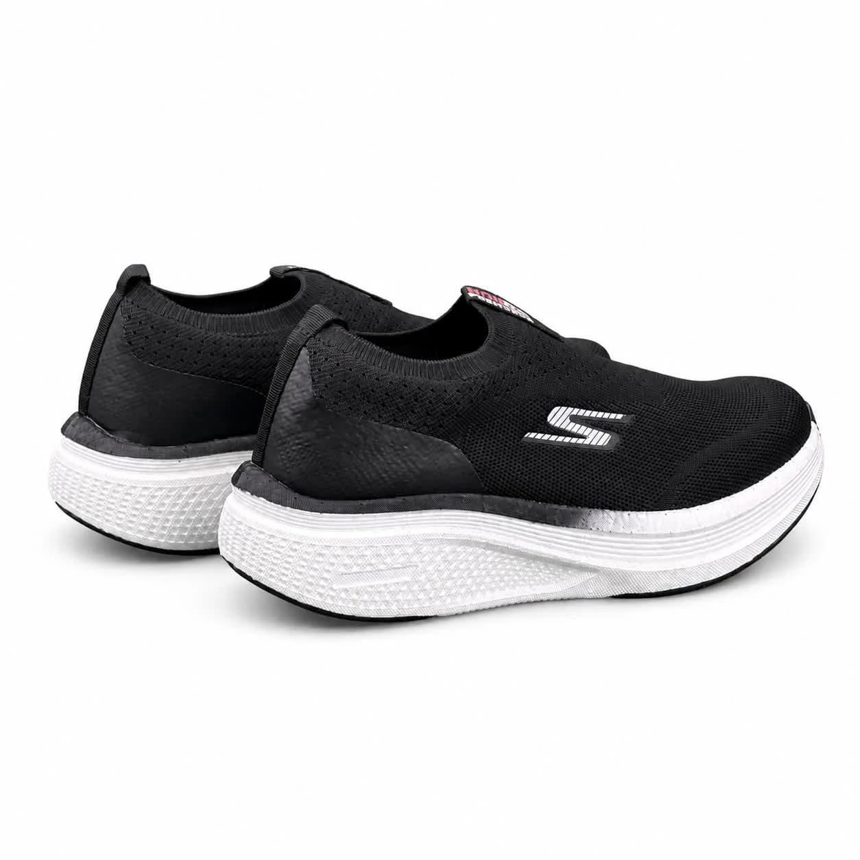 کفش کتانی رانینگ مردانه بدونه بند اسکیچرز مشکی (کیفیت = اورجینال) Skechres — تصویر ۵