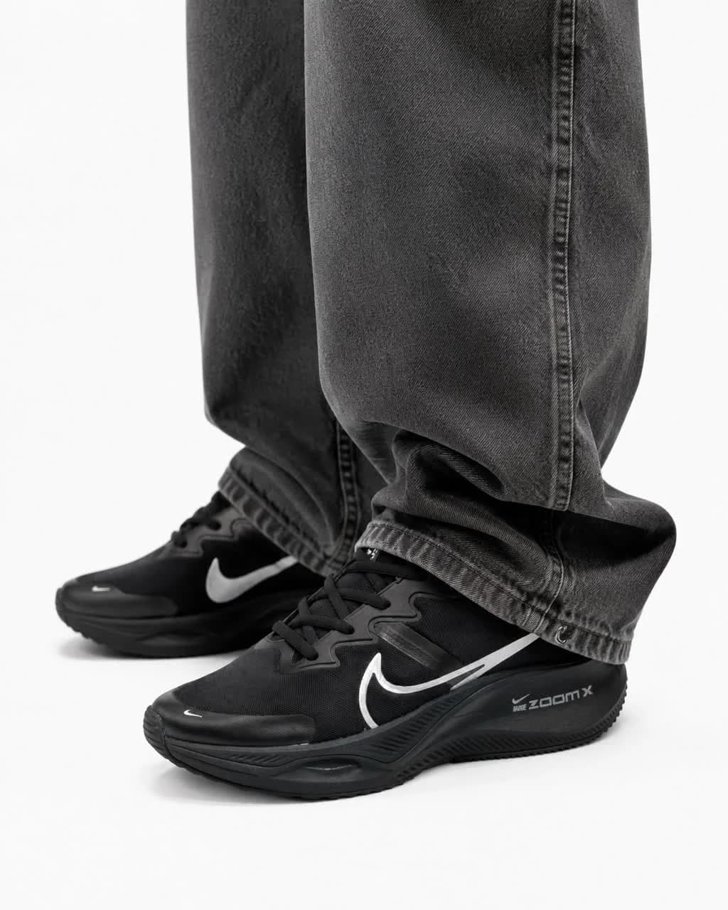 کتانی مردانه مدل نایکی زوم ایکس لبخند مشکی NIKE — تصویر ۲