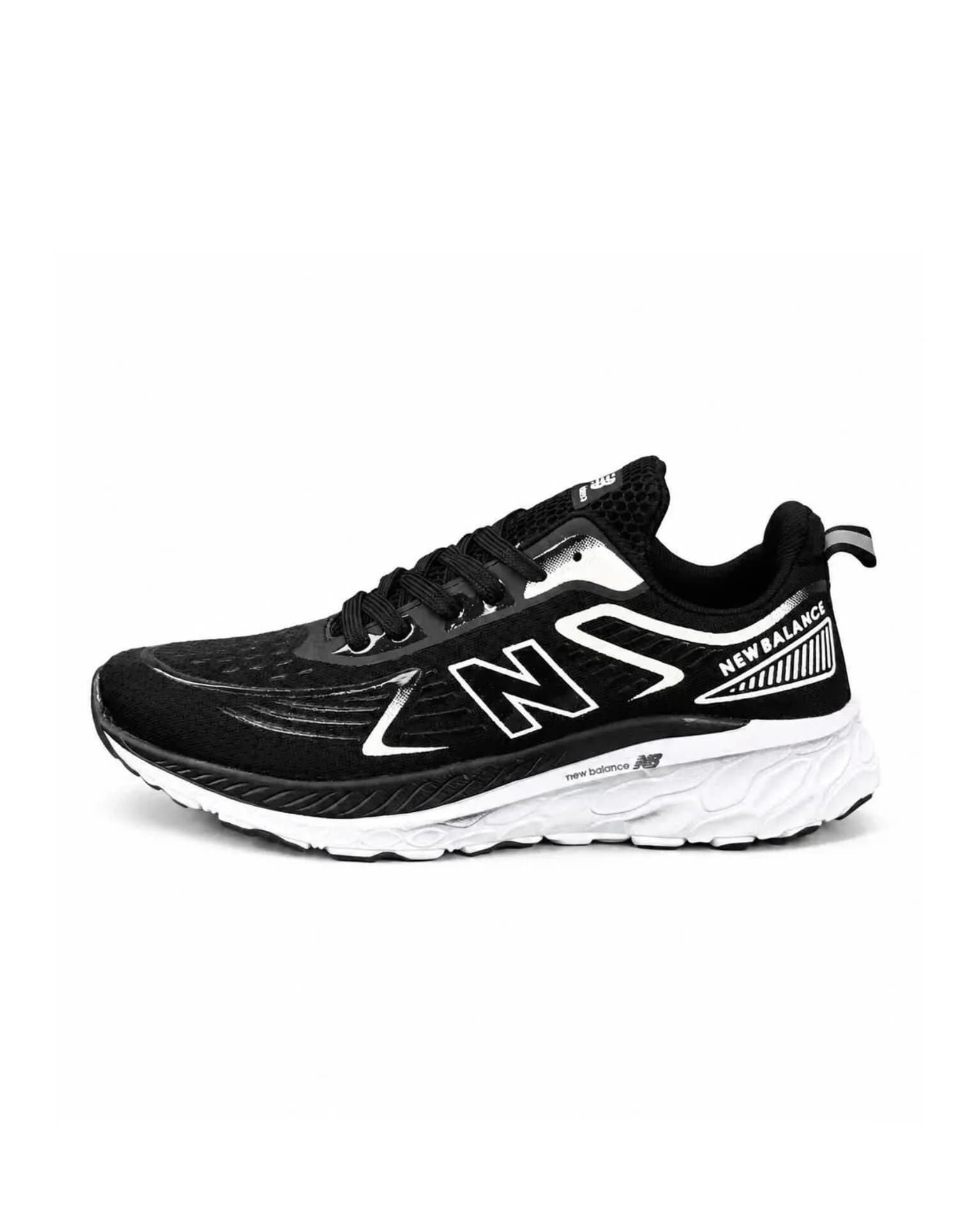 کتونی مردانه مدل نیوبالانس رانینگ مشکی سفید New Balance