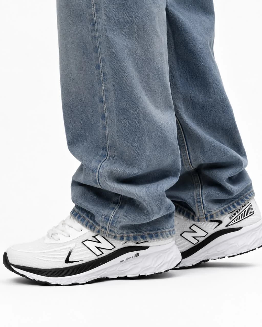 کتونی مردانه مدل نیوبالانس رانینگ سفید مشکی New Balance — تصویر ۲