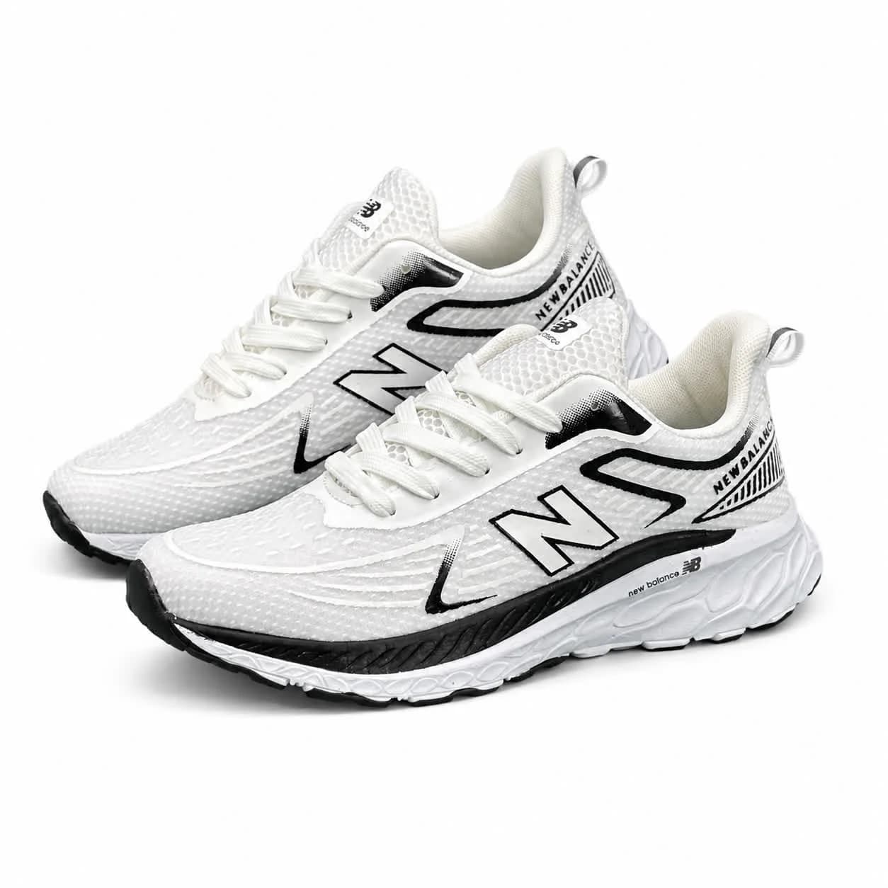 کتونی مردانه مدل نیوبالانس رانینگ سفید مشکی New Balance — تصویر ۳