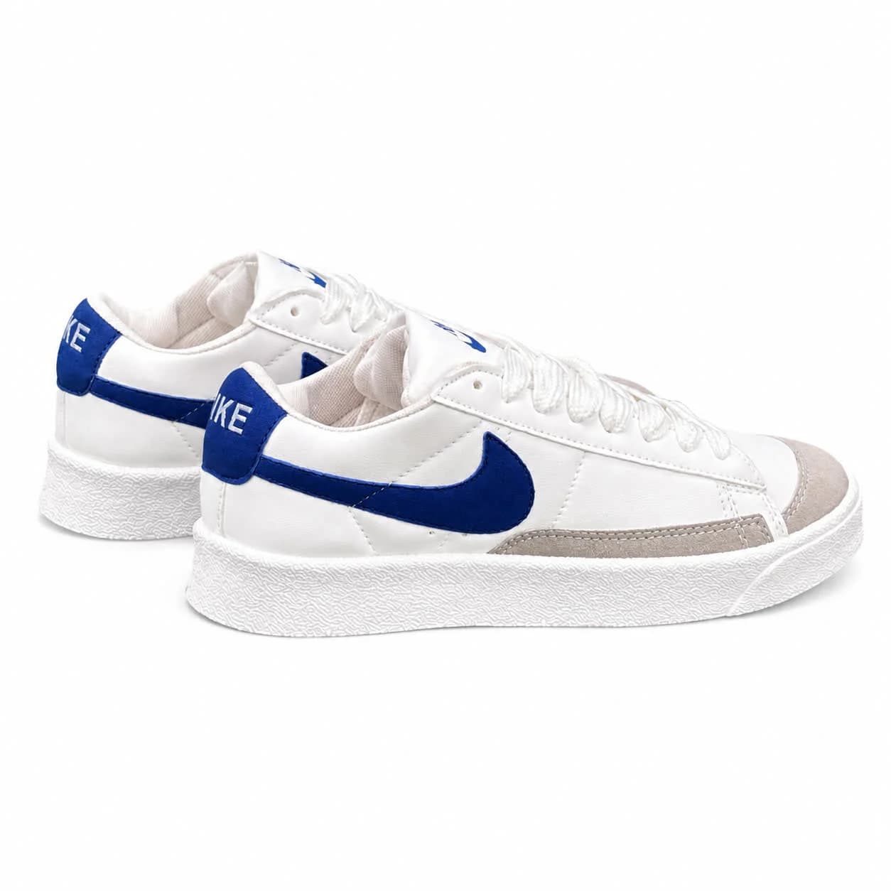 کتونی مردانه مدل رانینگ نایک بلیزر سفید آبی NIKE blazer — تصویر ۵