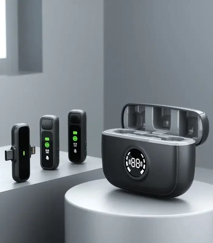 میکروفون بیسیم K30 | دو عدد میکروفون | اصلی و اورجینال — تصویر ۳