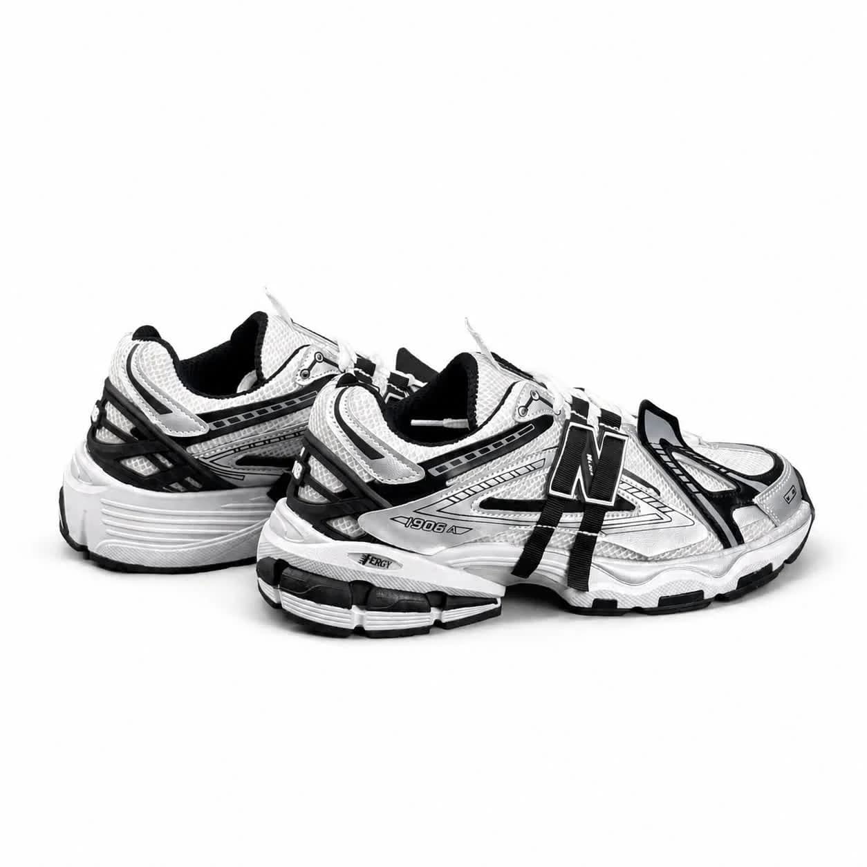 کتونی مردانه نیوبالانس 1906 طوسی مشکی سفید New BALANCE 1906A — تصویر ۵