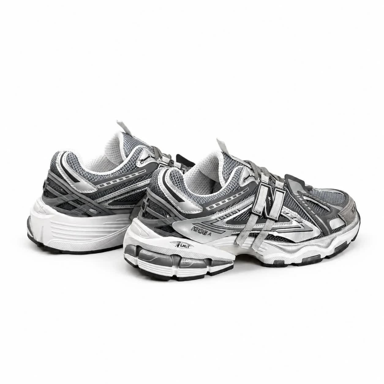 کتونی مردانه نیوبالانس 1906 طوسی سفید New BALANCE 1906A — تصویر ۵