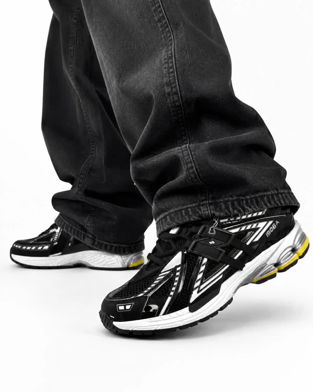 کتونی مردانه نیوبالانس 1906مشکی سفید New BALANCE 1906A — تصویر ۲