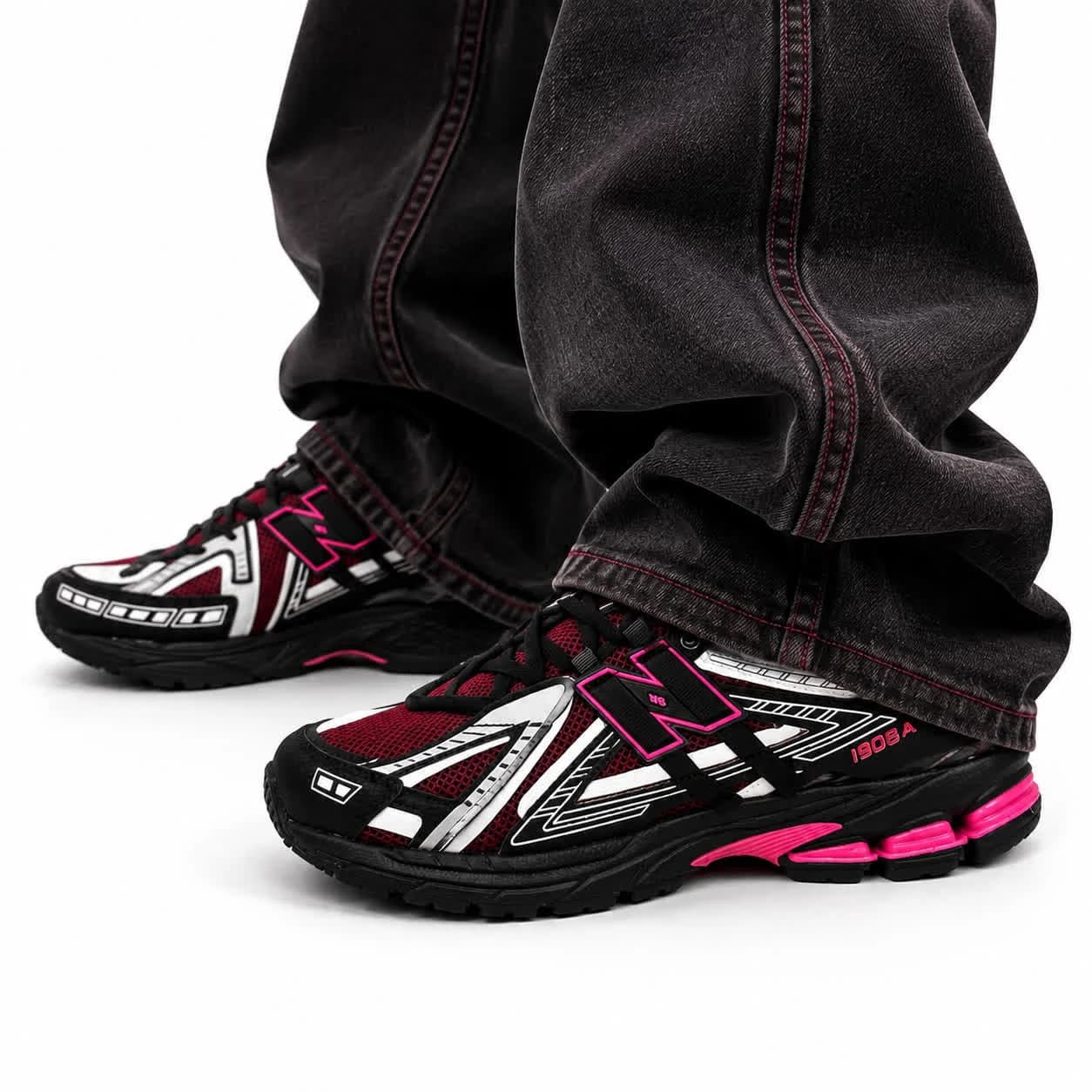کتونی مردانه نیوبالانس 1906مشکی بنفش New BALANCE 1906A — تصویر ۲