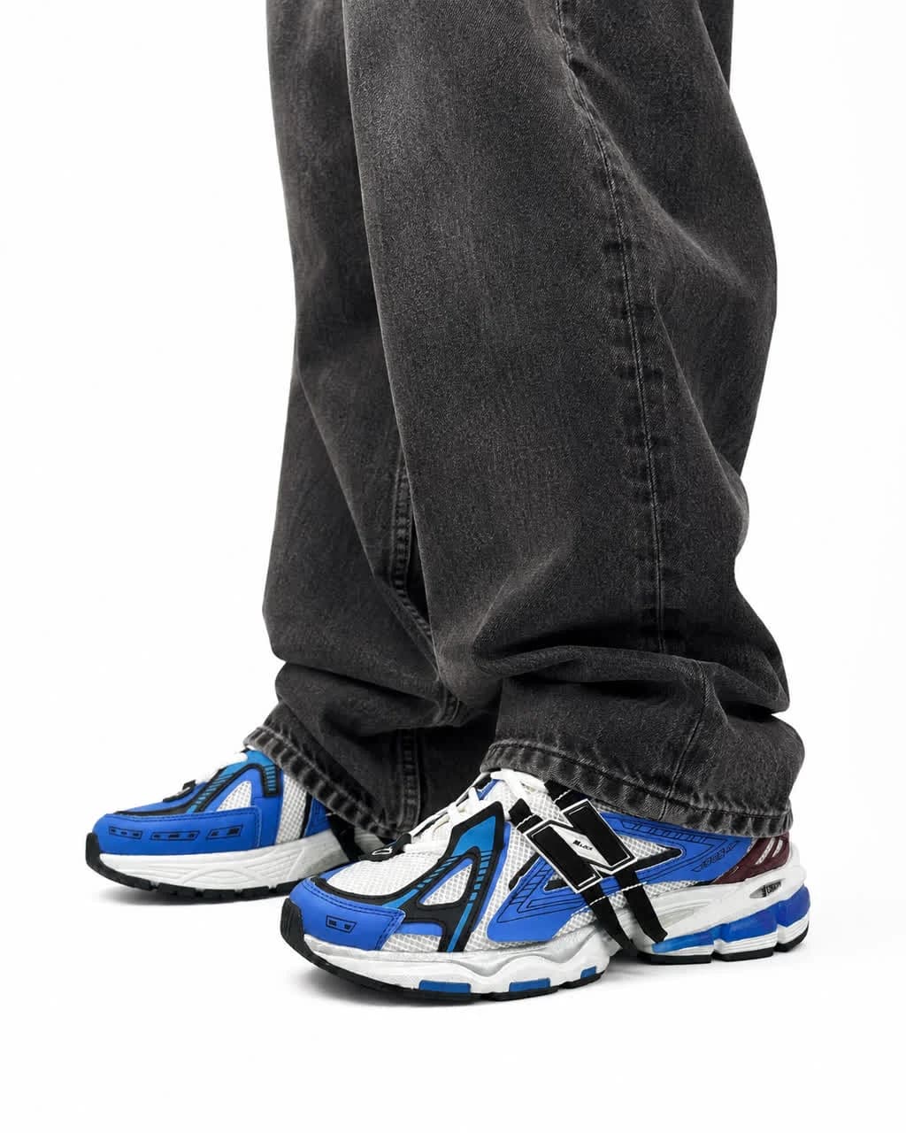 کتونی مردانه نیوبالانس 1906 آبی سفید New BALANCE 1906 — تصویر ۲