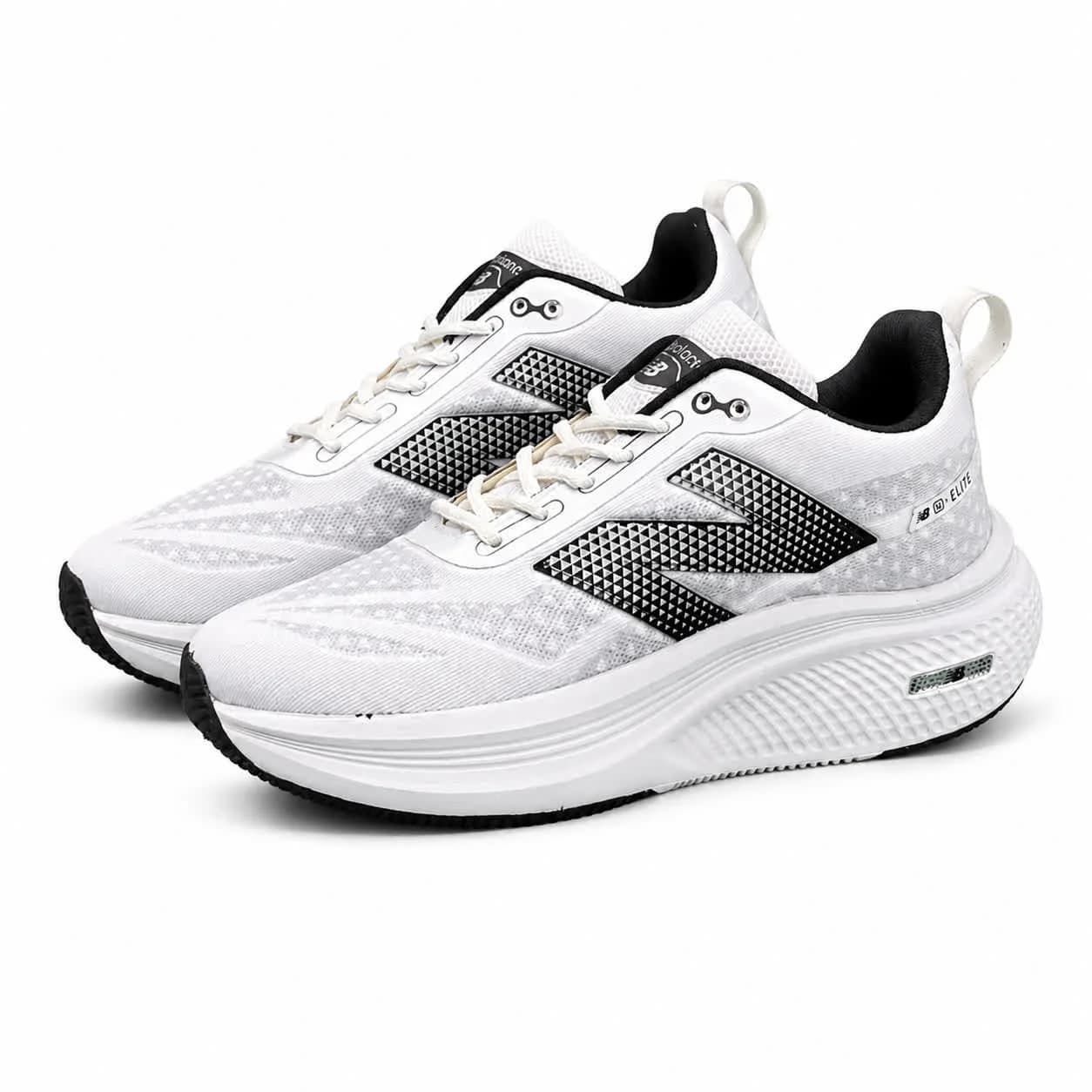 کتونی مردانه مدل رانینگ نیوبالانس سفید مشکی New BALANCE — تصویر ۳