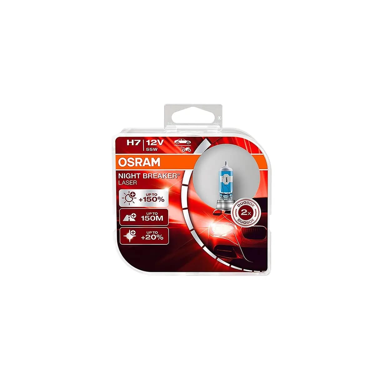 لامپ H7 پرشیایی اسرام نایت برکر 220% OSRAM — تصویر ۸