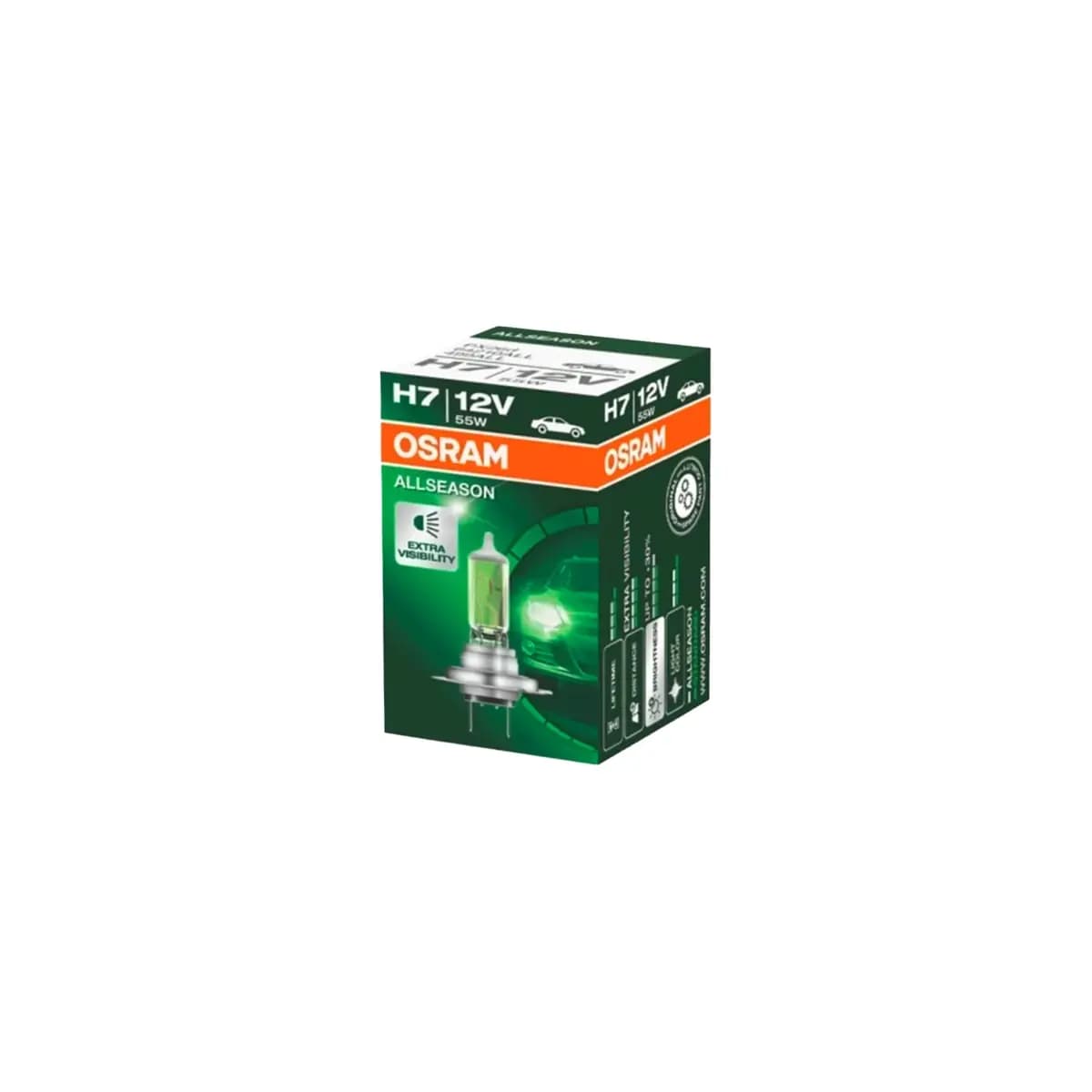 لامپ H7 پرشیایی اسرام نایت برکر 220% OSRAM — تصویر ۴