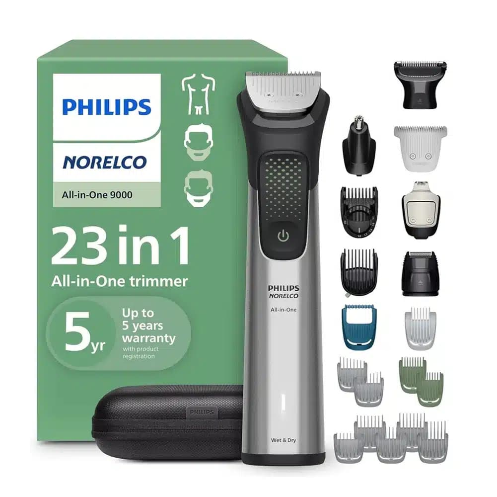 ماشین اصلاح چند کاره فیلیپس مدل Philips Norelco All-in-One Trimmer 9000 Series 23-in-1 MG9575 — تصویر ۵