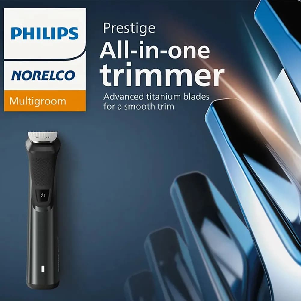 ماشین اصلاح چند کاره فیلیپس مدل Philips Norelco Prestige All-in-One Trimmer MG9730 — تصویر ۳