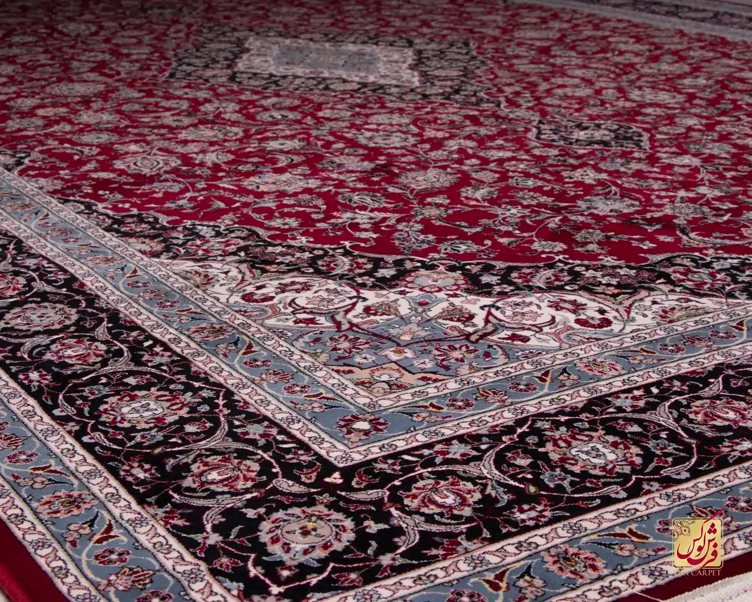 فرش کلاسیک 1262 لاکی — تصویر ۴