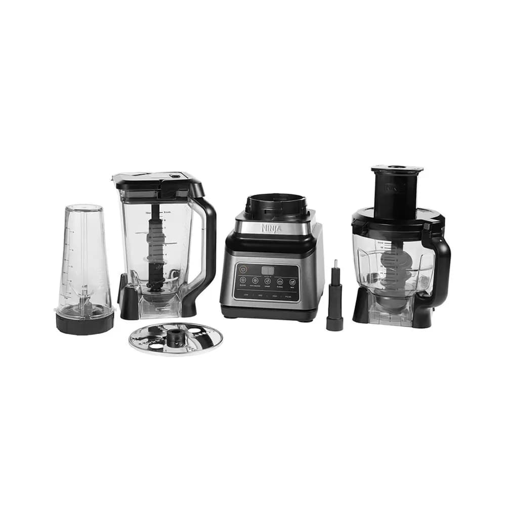 مخلوط کن و غذاساز برند نینجا مدل Ninja 3-in-1 Food Processor with Auto-iQ BN800 – مشکی — تصویر ۲