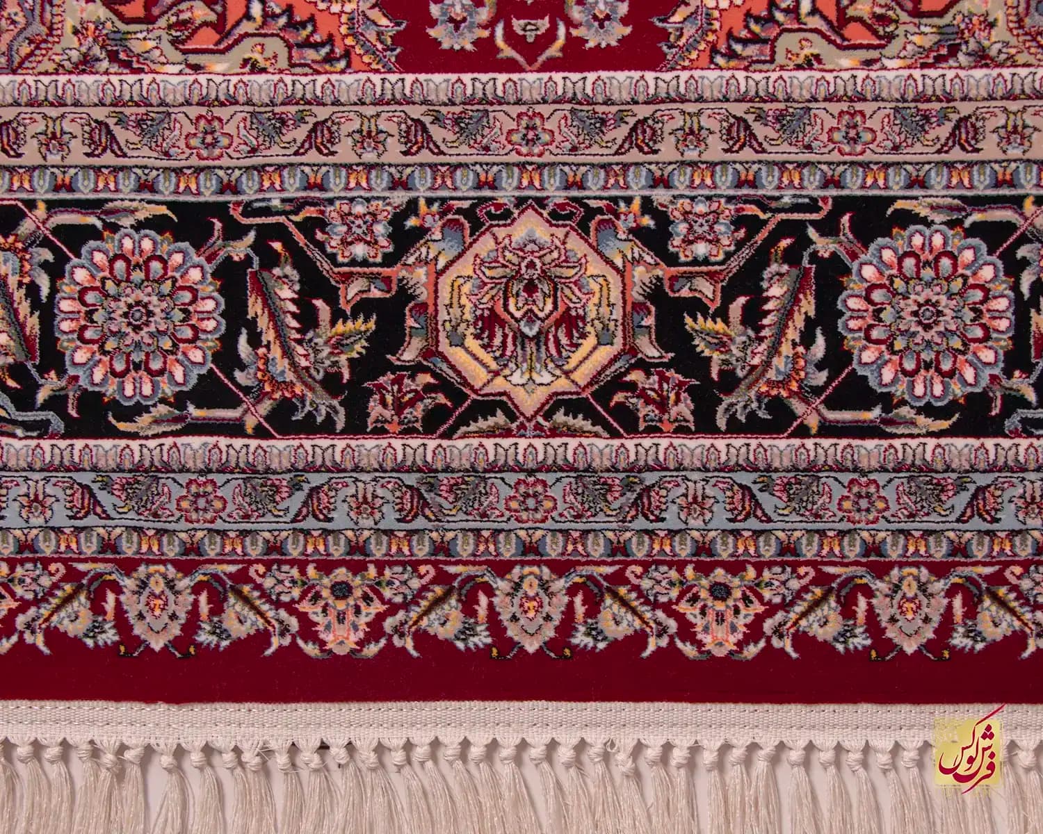 فرش کلاسیک 1255 لاکی — تصویر ۶