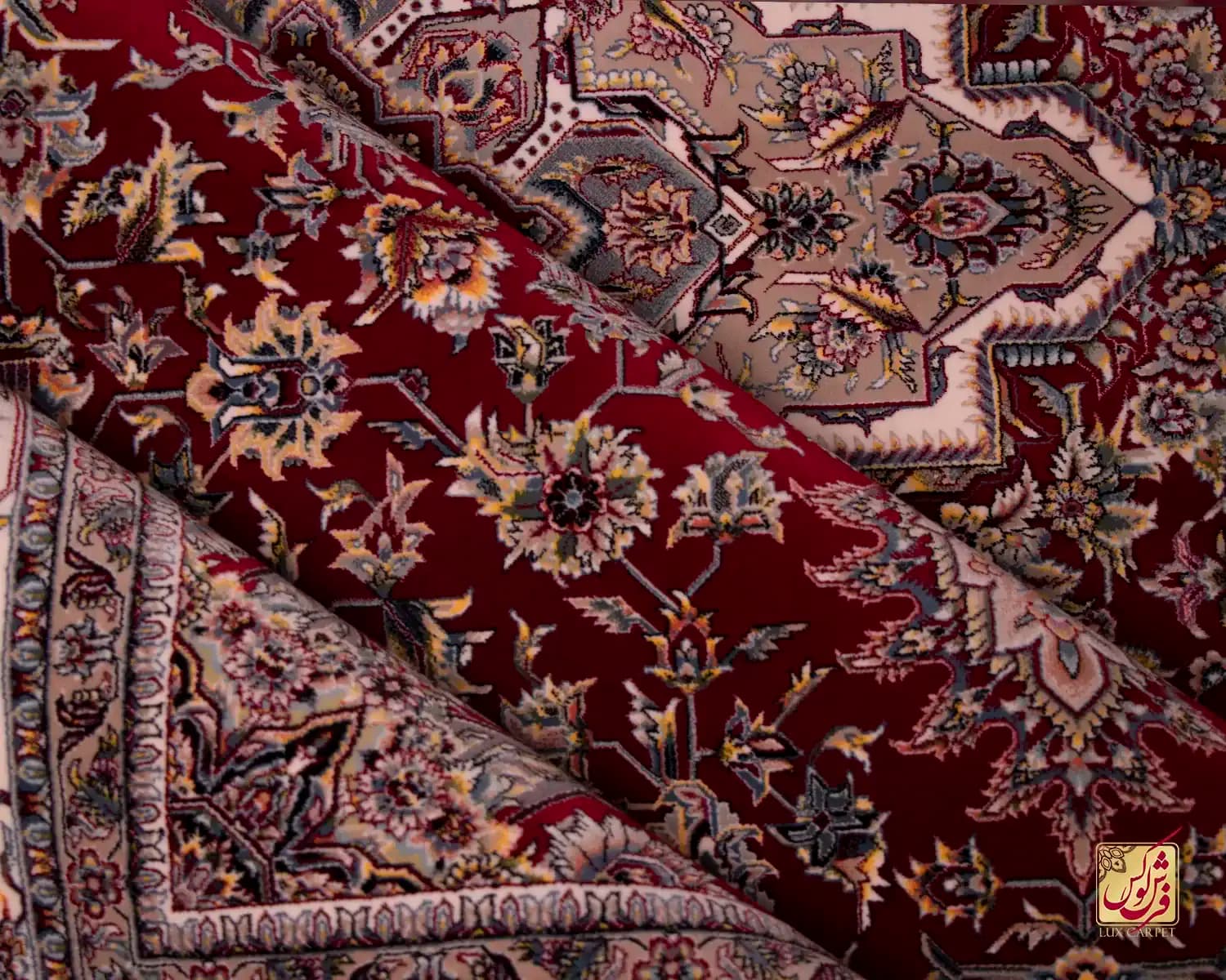 فرش کلاسیک 1217 لاکی — تصویر ۴