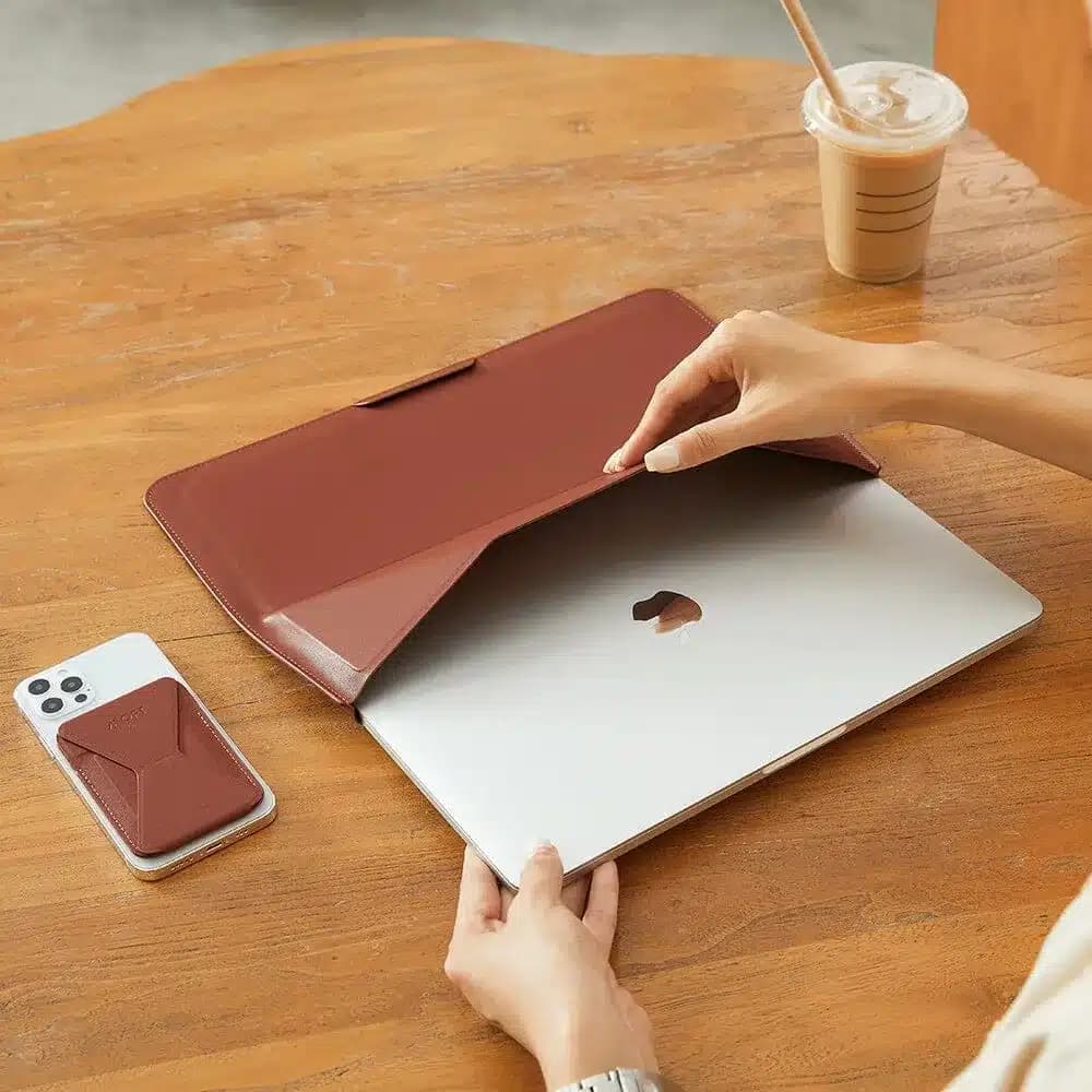 کاور و استند لپ‌تاپ ۱۴ اینچی مافت مدل MOFT Laptop Carry Sleeve – رنگ مشکی — تصویر ۶
