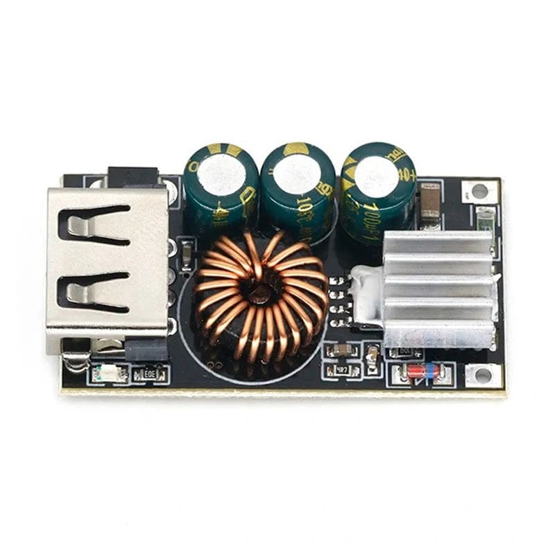 ماژول فست شارژ QC3.0 با ورودی 32-6 ولت و خروجی 24 وات USB