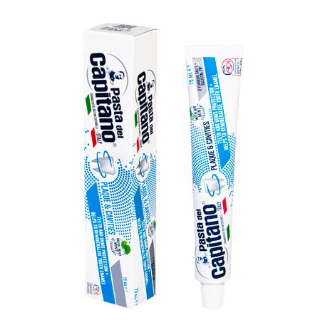 خمیر دندان ضد پلاک پاستا دل کاپیتانو pasta del capitano anti plaque toothpaste