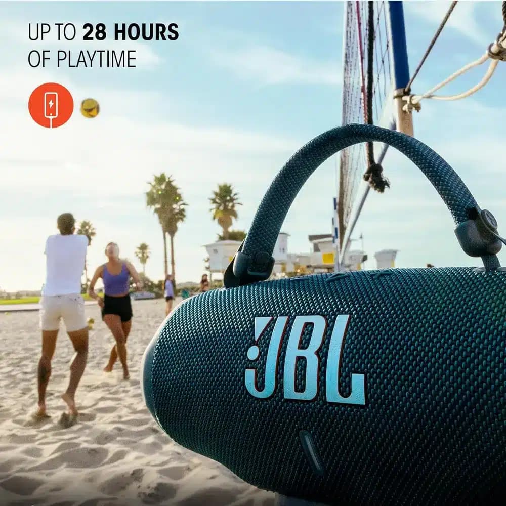 اسپیکر بلوتوثی جی بی ال مدل JBL charge 6 | رنگ کرم — تصویر ۸