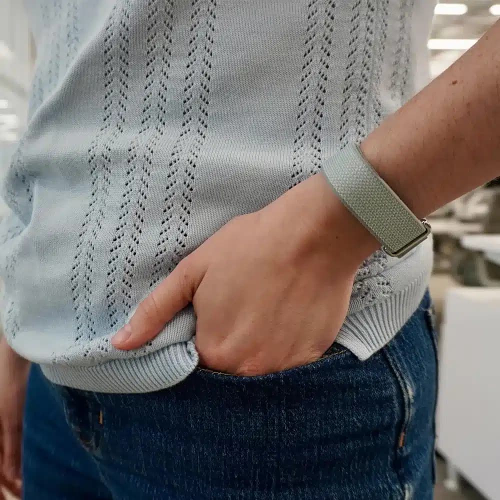 دستبند هوشمند ورزشی فیت بیت گوگل مدل Google Fitbit Air رنگ بنفش — تصویر ۸