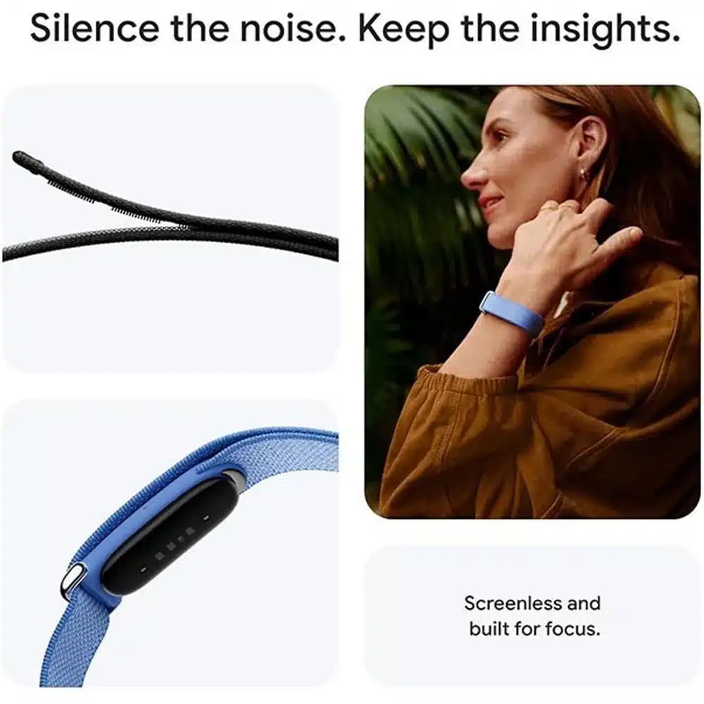 دستبند هوشمند ورزشی فیت بیت گوگل مدل Google Fitbit Air رنگ بنفش — تصویر ۳
