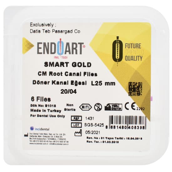 فایل روتاری تیپر 4% اسمارت گلد اندوآرت ENDOART Smart Gold — تصویر ۲