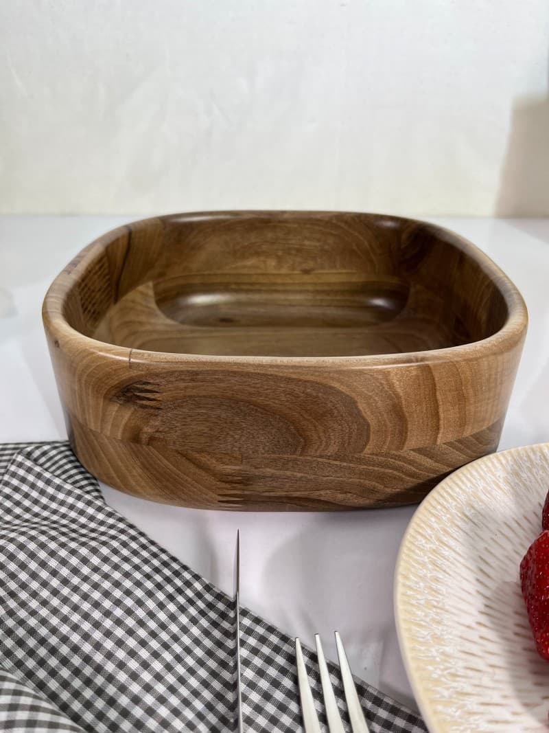 کاسه چوب فنیس 4گوش B2525 — تصویر ۳