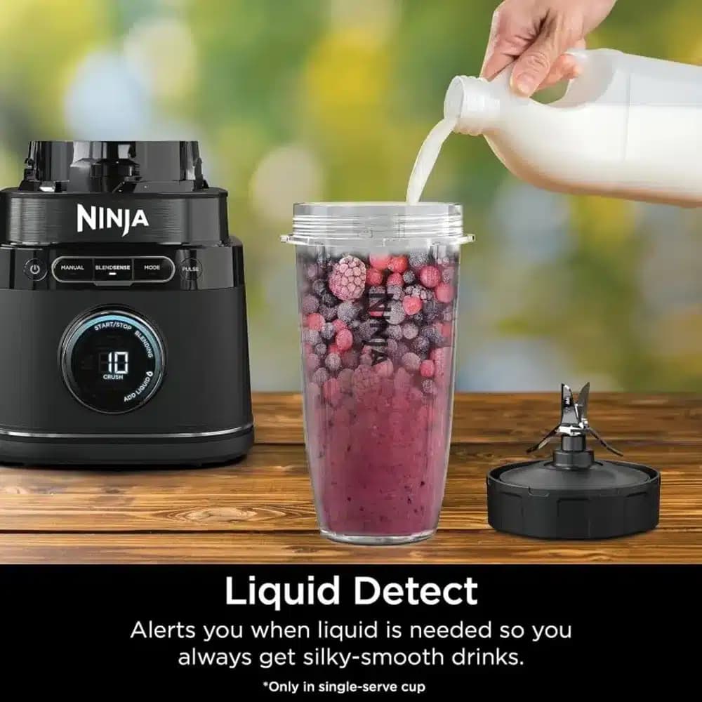 مخلوط کن و غذاساز برند نینجا مدل Ninja Power Blender and Processor TB301 – مشکی — تصویر ۲