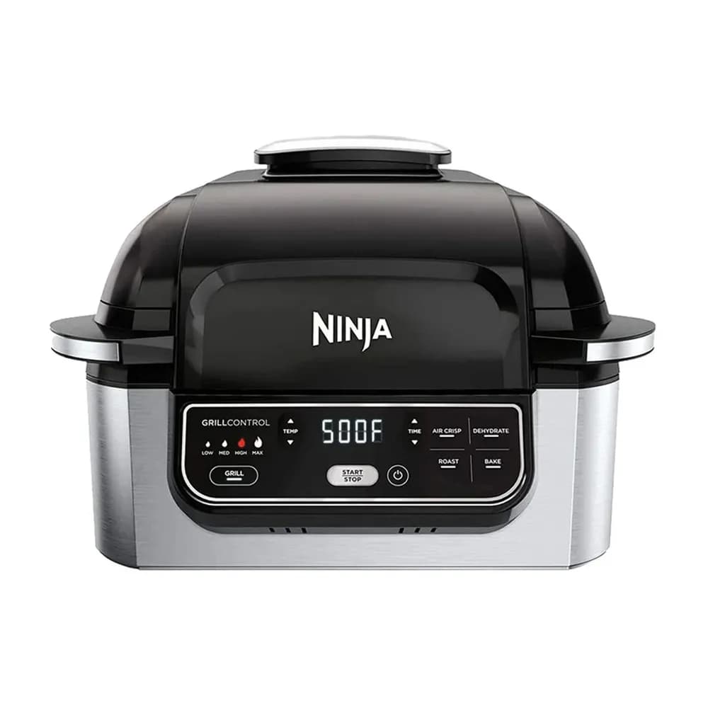 هواپز گریل و سرخ کن برند نینجا مدل Ninja Air Grill and Air Fryer AG301 – خاکستری / نقره ای
