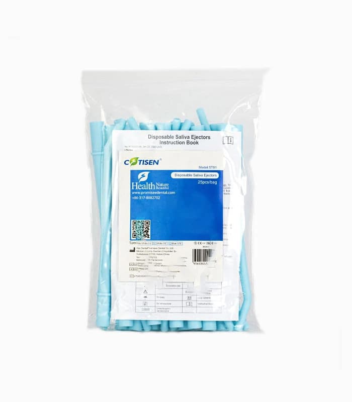 سرساکشن جراحی پلاستیکی کوتیزن – Cotisen Disposable Saliva Ejectors — تصویر ۲