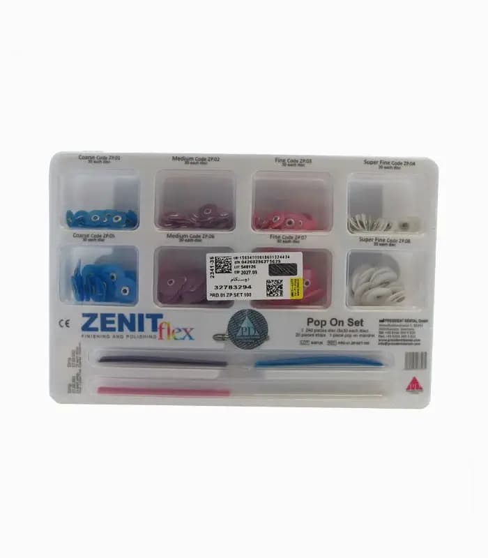 کیت پرداخت کامپوزیت زنیت پی دی – PD Zenit Finishing and Polishing Refil Kit — تصویر ۲