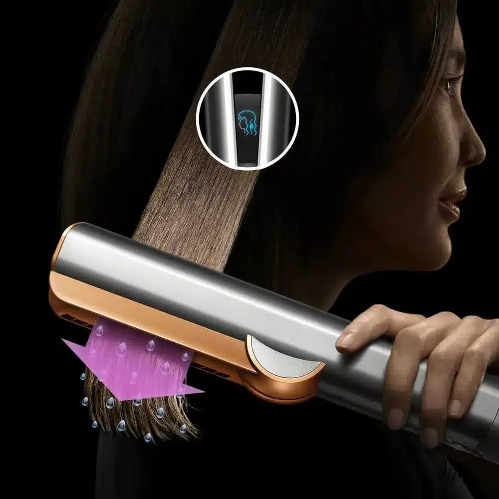 سشوار و صاف کننده مو دایسون مدل Dyson Airstrait HT01 Ceramic apricot/Topaz (نارنجی) — تصویر ۷