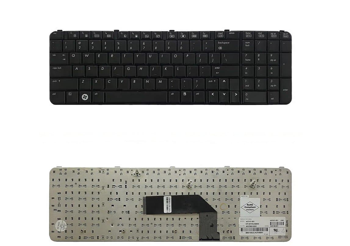 کیبورد لپ تاپ اچ پی Keyboard Laptop HP Pavilion HDX9000-9900