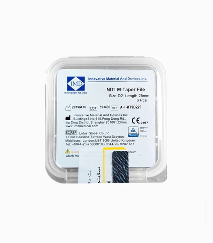 فایل روتاری ام پروتیپر نیتی گلد آی ام دی – IMD Niti M-Protaper Gold