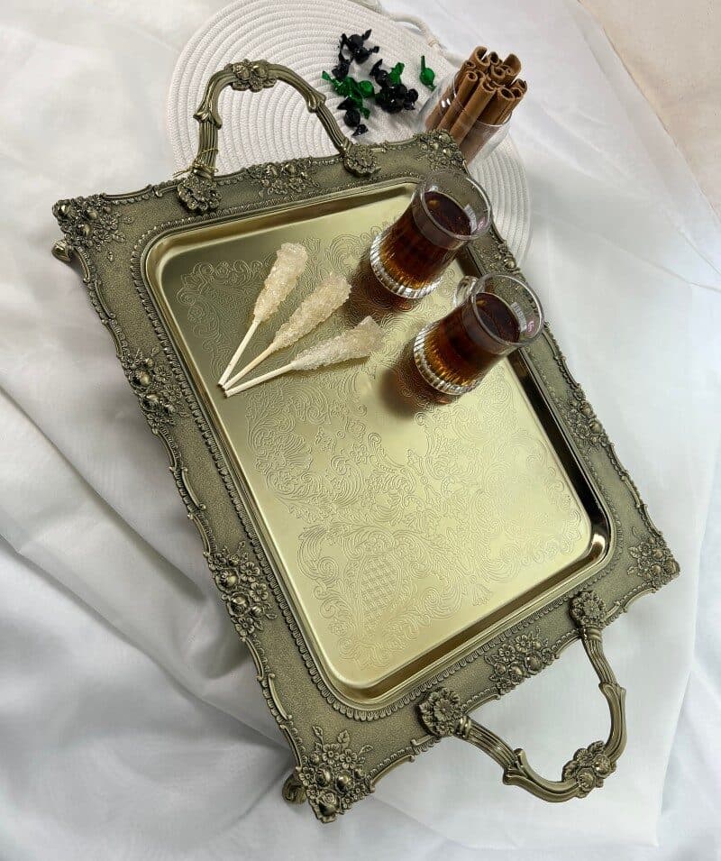 سینی پیوترمستطیل بزرگ رز180S-A