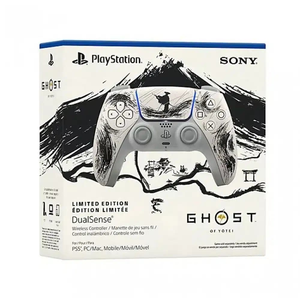 کنترلر پلی استیشن 5 مدل DualSense PlayStation Ghost of Yotei Limited Edition – رنگ مشکی — تصویر ۳